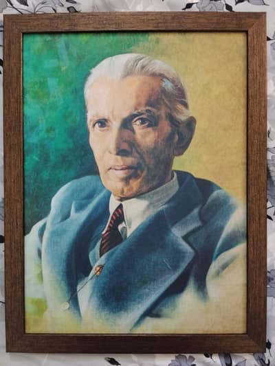 Portrait Quaid e Azam