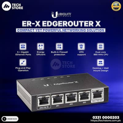 Ubiquiti Networks ER-X EdgeRouter X 5-Port Gigabit Wired Router