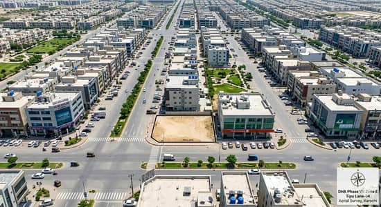 Premium 1333 Yards Commercial Plot Business Avenue, Phase 8 (Zone C) Demand: 1.59. 96 Arab | Rs. 12 Lakh/Sq. Yard