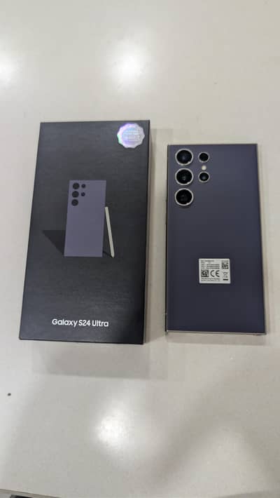 S24 Ultra 12/512 Official PTA approved with Box