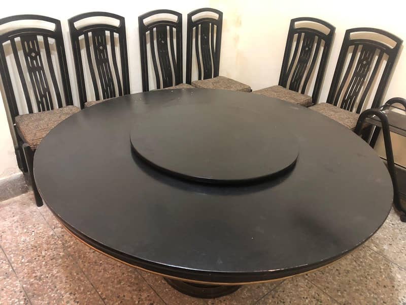 Solid Wood Dining Table Never Used 0