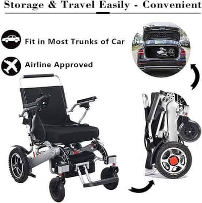 Electric Wheel Chair Motorize Wheel Chair Automatic Light Whight.