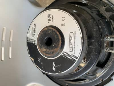 wofer 2 speaker with box all oky