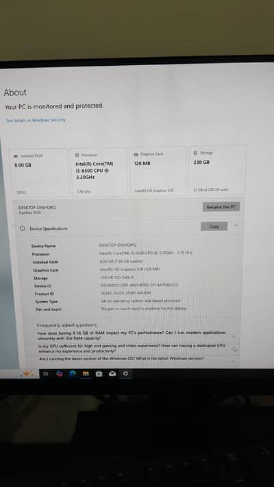 Best system for editing and gaming i5/6 generation ssd 256