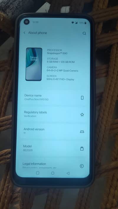 one plus Nord n10 gaming device