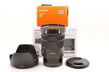 Sony E PZ 18-105mm f/4 G Wide Angle Zoom lens E Mount.