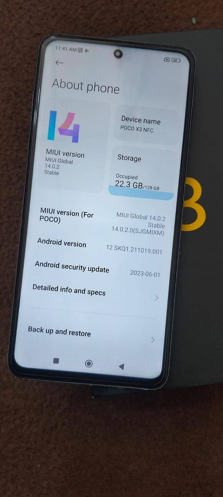 Poco X3 . . . . . . 4