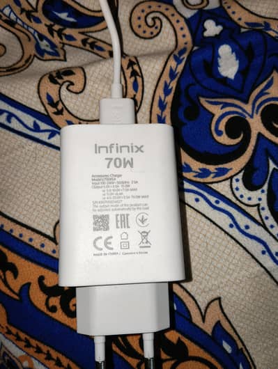 Infinix note 40 pro original box pull 70 watt
