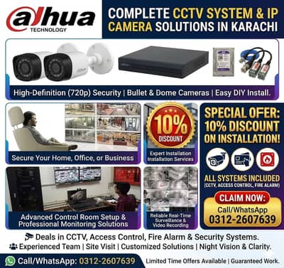 Professional CCTV & IP Camera Installation - Karachi (10% OFF)