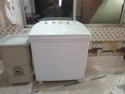 washing machine + dryer