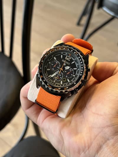 Seiko Solar Pilot Mens Watch