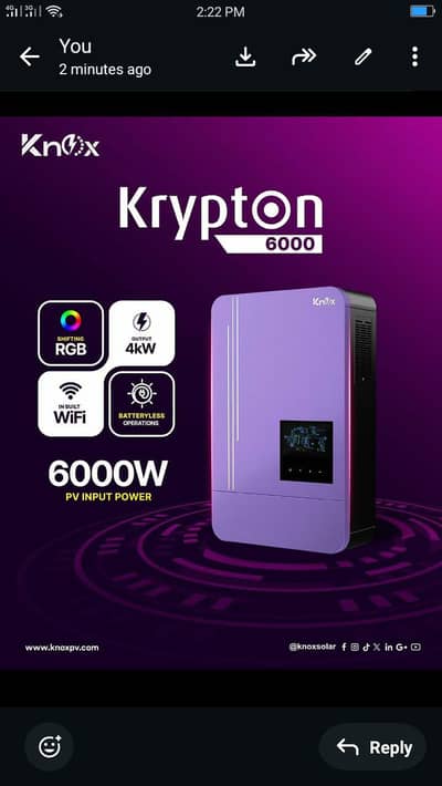 New inverter box pack