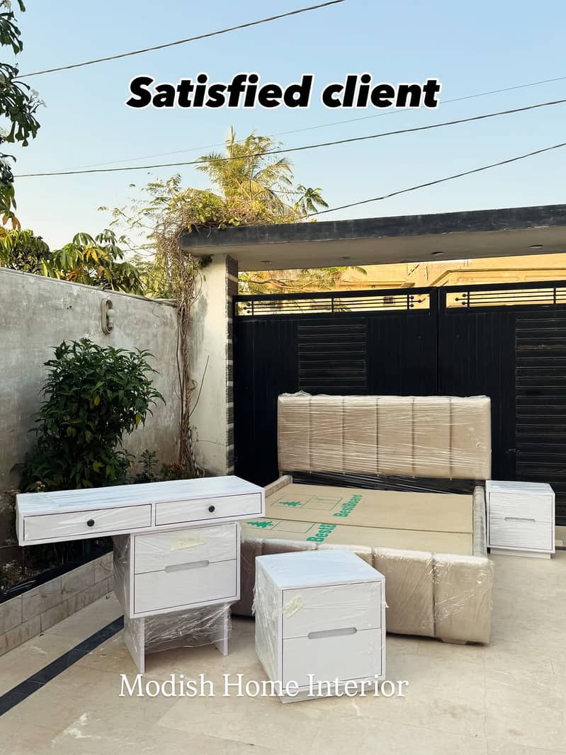 Another satisfied client | Bed set | Side Table & Console Table 0