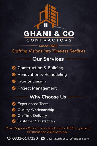 Ghani&Co. Contractors