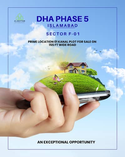 01 Kanal Plot On 2nd Avenue Sector F-01, DHA Phase 5, Islamabad