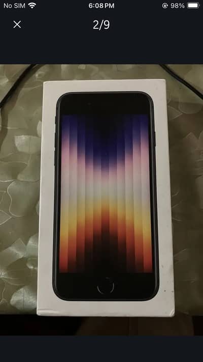 IPHONE SE 3rd gernation NEW 10/10 Condition BOX KA SATH