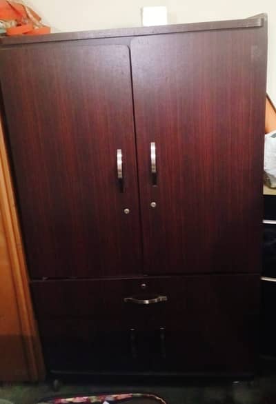 Wooden Cupboard / Wardrobe – Excellent Condition