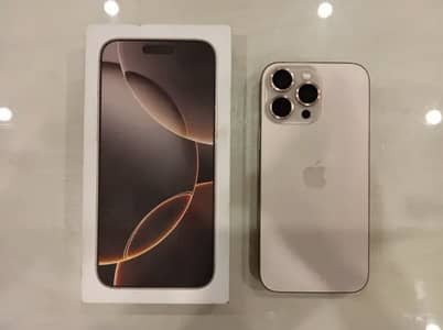 iPhone 16 Pro Max Complete Box 256gb