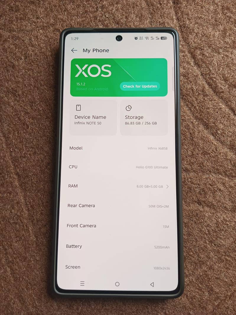INFINIX NOTE 50 TITANIUM GRAY 2