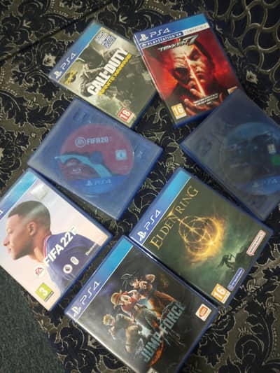PS4 GAMES Elden Ring Tekken 7 Jumpforce Fifa 20 22 Need for Speed Cod