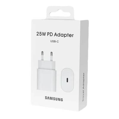 Samsung Power Adapter "25W PD" (USB-C)  white & black