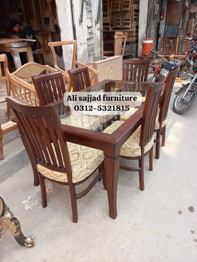 Dining Table | Wooden Dining | Luxury Dining | 6 Seater Dinnig Table