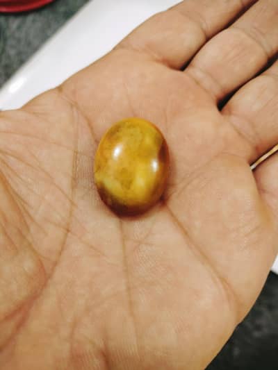 beautiful natural yellow aqeeq Stone available