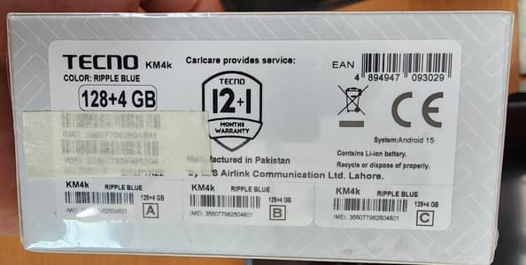 TECNO SPARK 40 C, 4/128GB