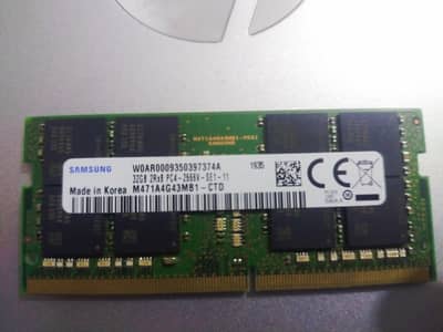 32GB DDR4 Single RAM 2666V (Fixed Price)