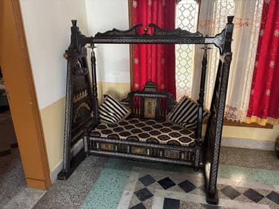 Wooden Jhula ,  Jhoola , Jula,  جھولا