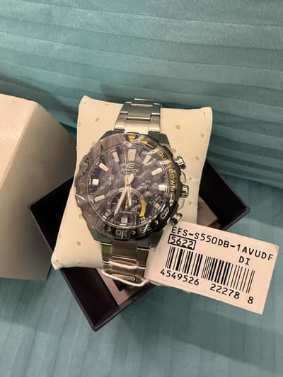 Casio Edifice EFS - 550 DB solar powered