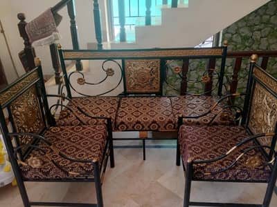 Iron Sofa 5 Seater