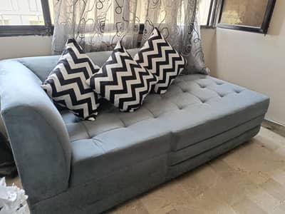 L- shaped sofa