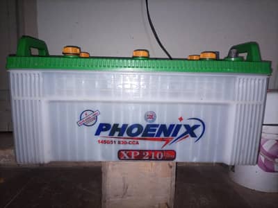 phonix xp 210 batterie 23 plates 165 amp 6 month use