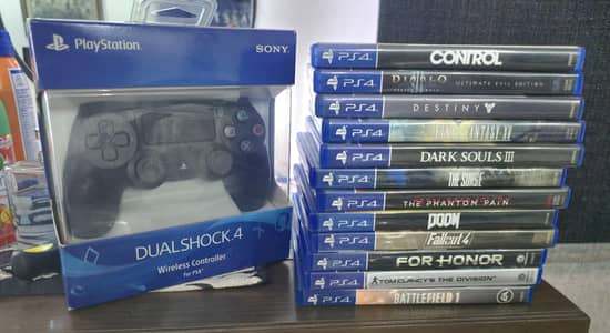 PS4 Controller + Games