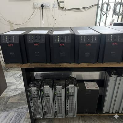 APC UPS 750VA,1000VA,1500VA,2000VA,3KVA,5KVA Box Pack & Imported Used