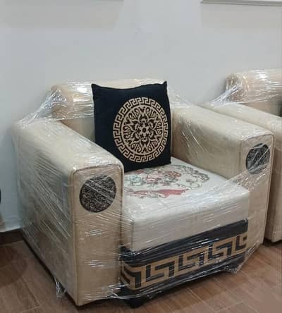 Wooden 6 seater NEW Sofa