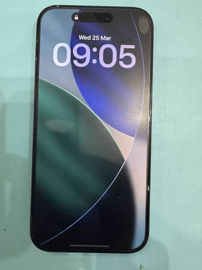 15 Pro Non Pta 4 month sim time Black color  bettery 86