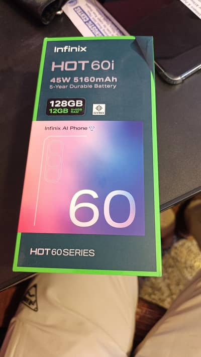 infinix hot 60i 2 months used excellent condition no fault