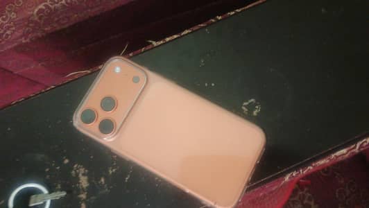 I phone 17 pro max jv orange color