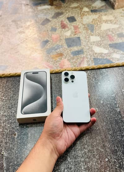 iphone 15 Pro Max with Box 256GB Genuine Waterpack Phone