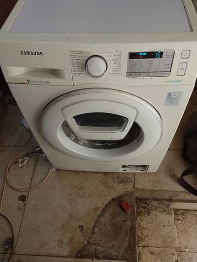 LG front load 9 kg automatic washing machine.
