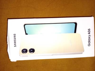 Samsung A06 6+128 Golden color