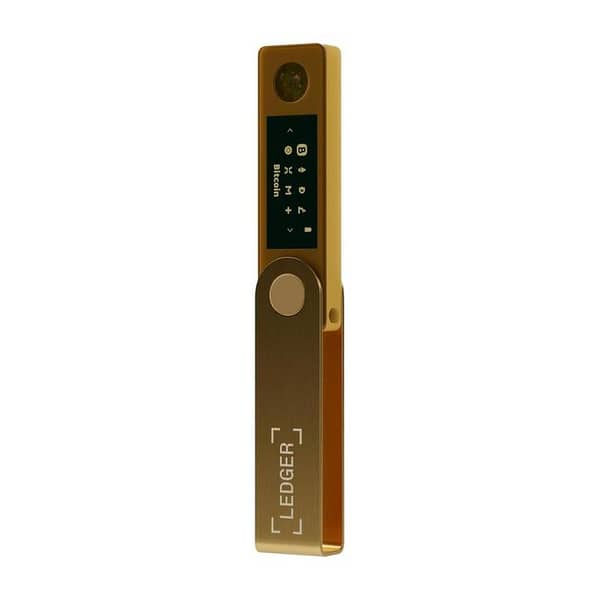 Ledger Nano X Gold – Premium Bluetooth Hardware Wallet
