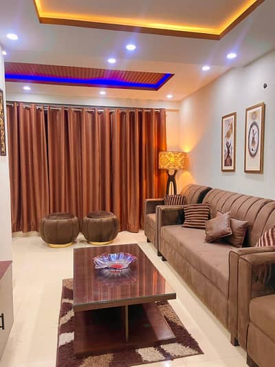 One Bed Fully Furnished Luxury Apartment Available For Rent in Rent in Chambeli Block Bahria Town Lahore