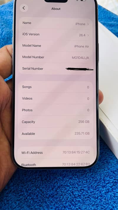 Iphone 17 air 256gb jv non pta complete stuff
