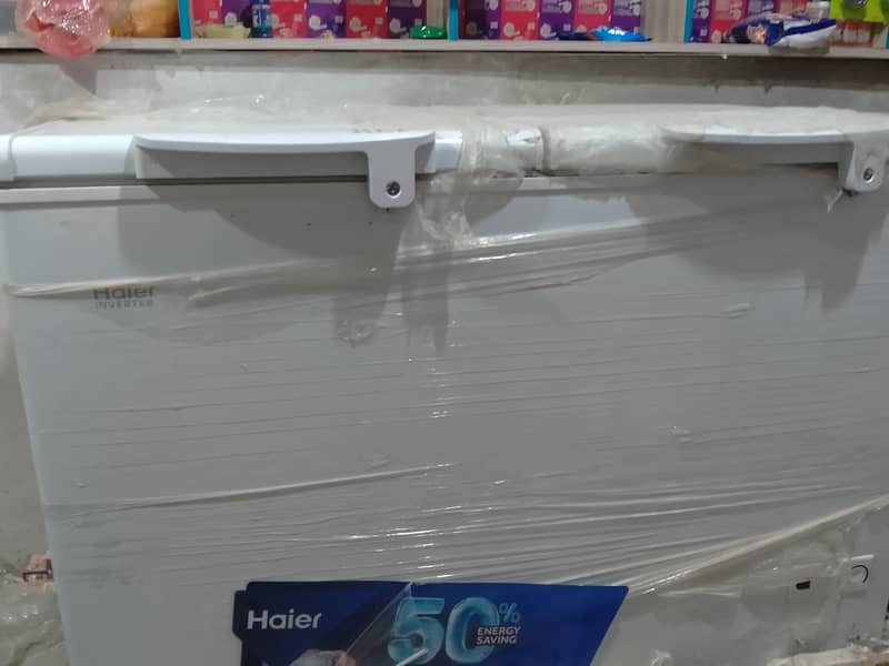 Haier deep frezer  inverter 50,%Energy saving Double Door Brand new 1