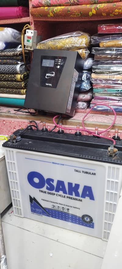 Hommage UPS 1214 Model Tubular 1800 solar wala