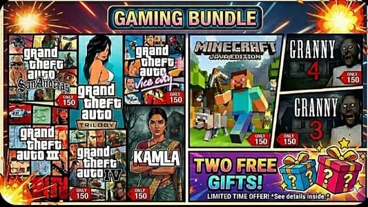 Per game 150 All these games are available For PC Computer laptop