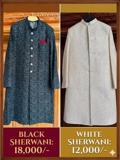 SHERWANI / SUIT / GROOM SUIT / SUIT FOR SELL / SHERWANI FOR SELL